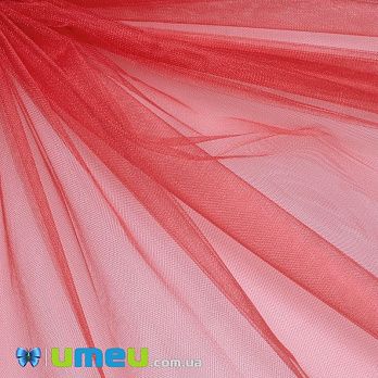 Фатин средней жесткости, Красный, 1 лист (50х50 см) (LTH-038716)