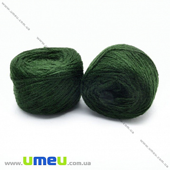 Акриловые нитки, Зеленые темные, 5 г (80 м) (MUL-014883)