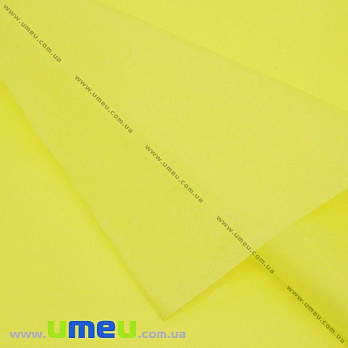 Бумага тишью, Желтая, 65х50 см, 1 лист (UPK-032757)