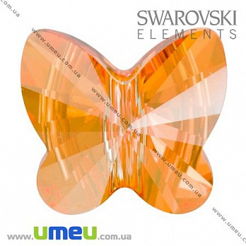 Бусина Swarovski 5457 Crystal Astral Pink, 12х12 мм, Бабочка, 1 шт (BUS-005383)