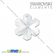 Підвіска Swarovski 6704 Crystal, 20х17 мм, Сніжинка, 1 шт (POD-005624)