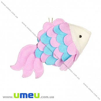 Набор из фетра для создания игрушки, Рыбка ФН-15, 19х12 см, 1 набор (FLT-034832)