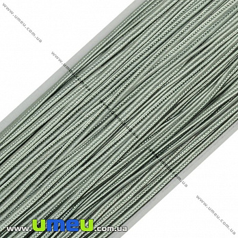 Сутажный шнур, 3 мм, Серый, 1 м (LEN-011035)
