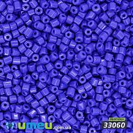 Бисер чешский Рубка 10/0, №33060, Синий натуральный, 5 г (BIS-044016)