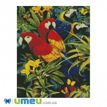 [Архив] Набор алмазной живописи Идейка Разноцветные попугаи АМ-6137, 40х50 см, 1 набор (SXM-039686)