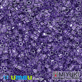 Бисер японский Miyuki Delica Cut 11/0 DBC0906, Фиолетовый, 3 г (BIS-040109)