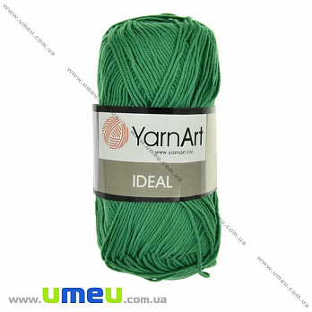 Пряжа YarnArt Ideal 50 г, 170 м, Зеленая 227, 1 моток (YAR-025192)