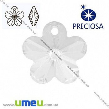 Подвеска Preciosa Flower Crystal, 14х14 мм, 1 шт (POD-009914)