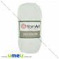 Пряжа YarnArt Eco-cotton 100 г, 220 м, Біла 760, 1 моток (YAR-025215)