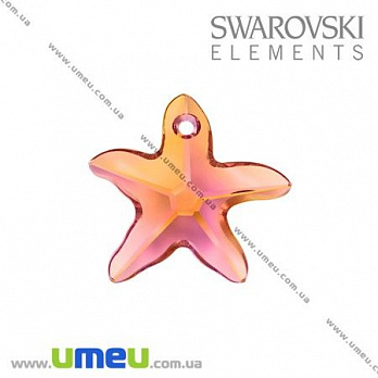 Подвеска Swarovski 6721 Astral Pink, 17х16 мм, Морская звезда, 1 шт (POD-005630)