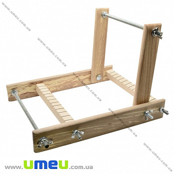 Станок деревянный для бисероплетения (для герданов) 23х30х21 см, 1 шт (MUL-024590)