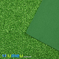 Фоамиран глиттерный (Китай), 20х30 см, Зеленый, 1 шт (FOM-047623)