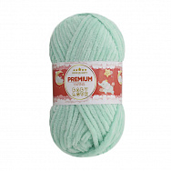 Пряжа Premium Yarn Baby Love 50 г, 60 м, Мятная 345, 1 моток (YAR-052329)