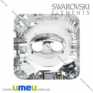 Гудзик Swarovski 3017 Crystal, 14х14 мм, Квадратний, 1 шт (PUG-005511)