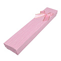 Подарочная коробочка Прямоугольная, 21х4х2,5 см, Розовая, 1 шт (UPK-053867)
