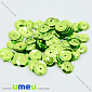 Паєтки Китай круглі грановані, 10 мм, Зелені, 5 г (PAI-031977)