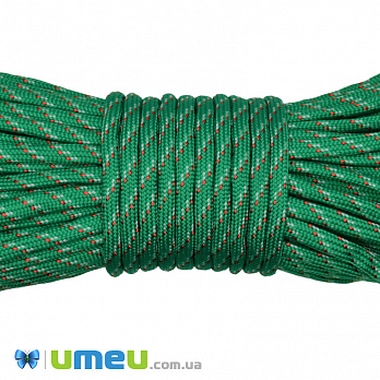 Шнур паракорд семижильный меланж 4 мм, Зеленый, 1 м (LEN-040206)
