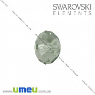 Намистина Swarovski 5040 Black Diamond, 6х4 мм, Рондель, 1 шт (BUS-005388)