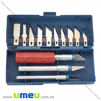 Набор макетных ножей для дизайнерских работ со сменными лезвиями, 1 набор (SEW-033405)