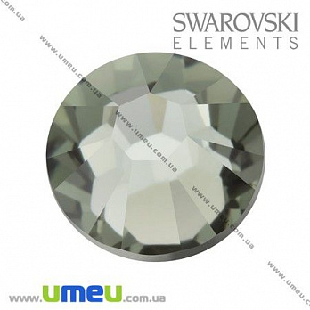 Стразы Swarovski 2058 Black Diamond, Плоские, SS6 (2,0 мм), 1 шт (STR-009808)