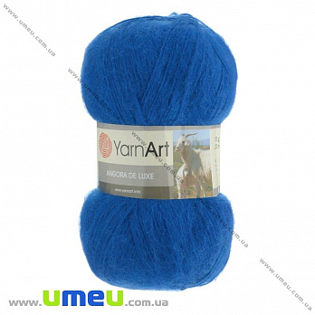 Пряжа YarnArt Angora De Luxe 100 г, 520 м, Синяя 3040, 1 моток (YAR-029521)