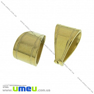 Тримач для кулона з нержавіючої сталі, 11х7 мм, Золото, 1 шт (STL-032714)