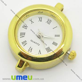 Часы для браслетов круглые, Золото, 29х22 мм, 1 шт (CLC-006103)