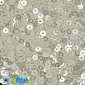 Пайетки Индия круглые плоские, 2,5 мм, Белые, 5 г (PAI-053441)