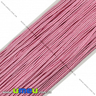 Сутажний шнур, 3 мм, Рожевий, 1 м (LEN-011045)