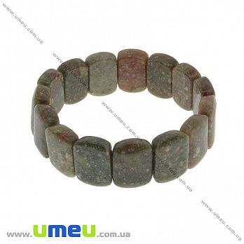 [Архив] Браслет из натурального камня на леске Яшма, 1 браслет (BUS-035738)