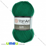 Пряжа YarnArt Elite 100 г, 300 м, Зелена 846, 1 моток (YAR-025382)