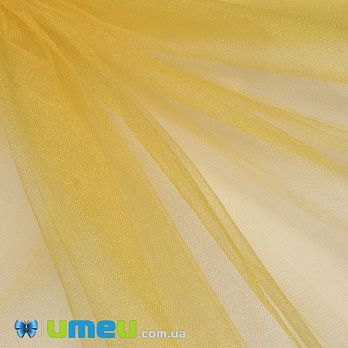 Фатин средней жесткости, Желтый, 1 лист (50х50 см) (LTH-038713)
