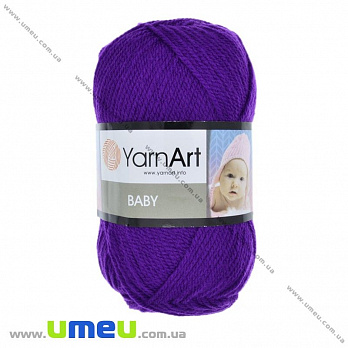 Пряжа YarnArt Baby 50 г, 150 м, Фиолетовая 203, 1 моток (YAR-025262)