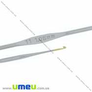 Крючок для вязания стальной Tulip (Япония), 1,05 мм, 1 шт (YAR-025409)