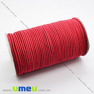 Резинка круглая, 3 мм, Красная, 1 м (LEN-037359)