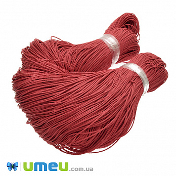 Полиэстеровый шнур крученый, 1,5 мм, Красный, 1 м (LEN-047448)