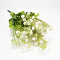 Букет мелкоцвета с эвкалиптом, 34 см, Белый, 1 шт (DIF-054154)