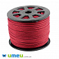 Замшевый шнур, 3 мм, Красный, 1 м (LEN-042731)