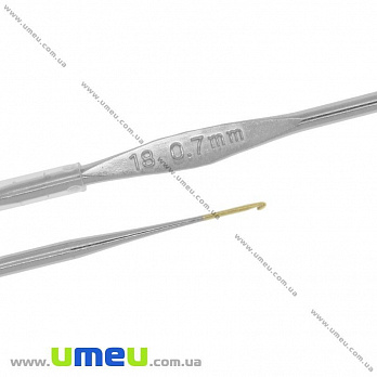 Крючок для вязания стальной Tulip (Япония), 0,7 мм, 1 шт (YAR-023446)