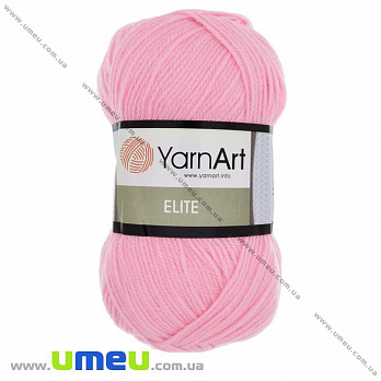Пряжа YarnArt Elite 100 г, 300 м, Розовая светлая 20, 1 моток (YAR-025385)