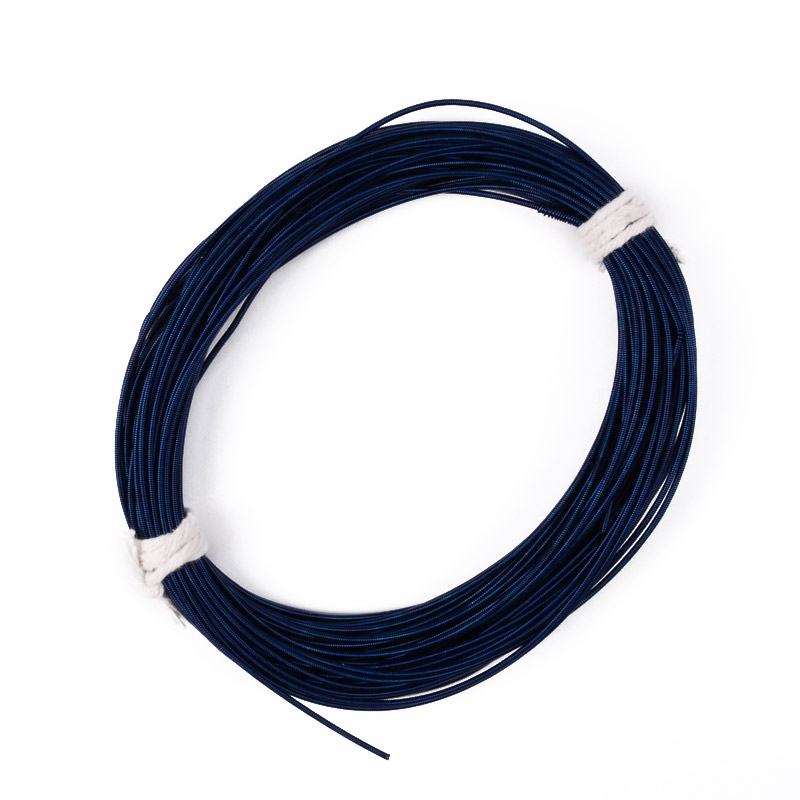 Канитель жесткая 1 мм, Синяя темная (KNT-051354)