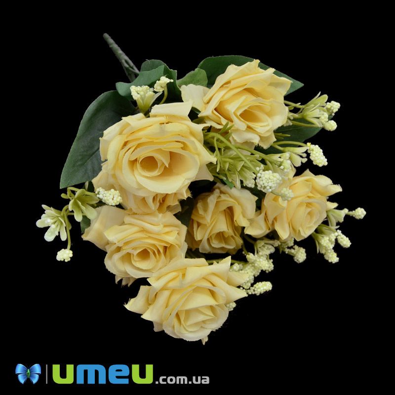 Букет троянд, 33 см, Жовтий (DIF-045799)