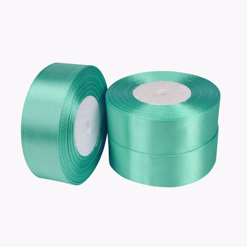 Атласна стрічка, 25 мм, Бірюзова (LEN-055238)