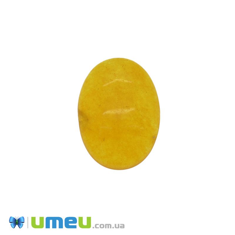 Кабошон нат. камінь Агат червоний 2 сорт, Овал, 25х18 мм (KAB-042741)