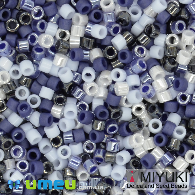 Бісер японський Miyuki Delica 11/0 DBmix62, Різнокольоровий (BIS-045237)