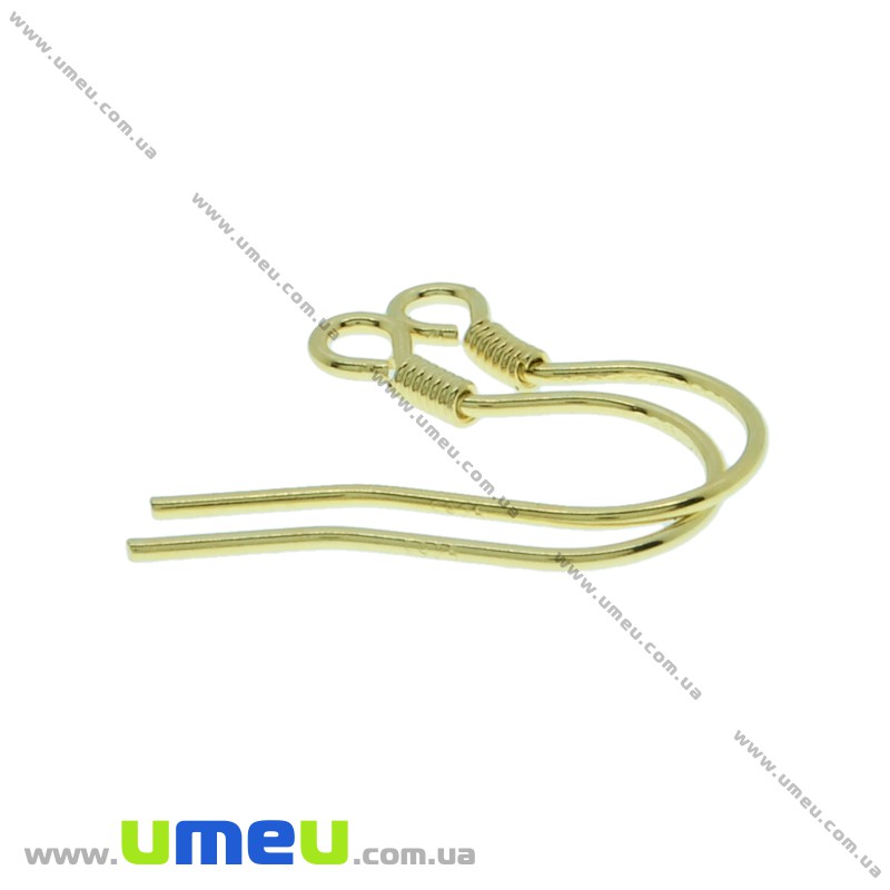 Швензи Срібло (925 проба) позолочені, 15х15 мм, 0,7 мм (SER-036381)