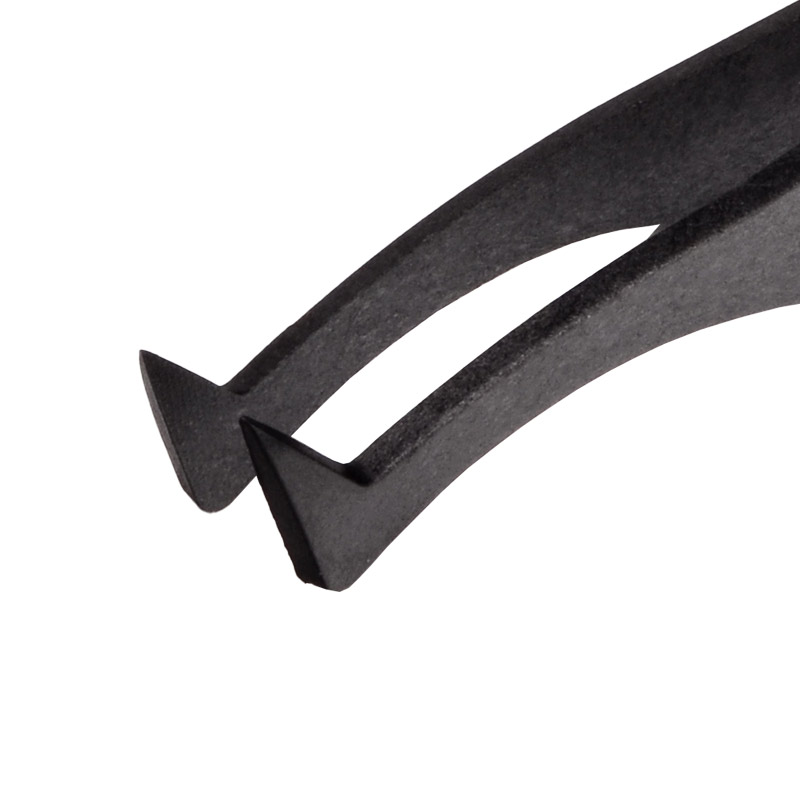 Пинцет бижутерный пластиковый, 12 cм, Черный (INS-053906)