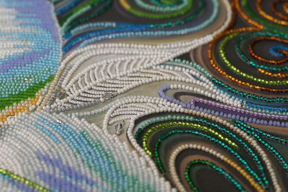 Набір для вишивання бісером на полотні Абрис Арт, Принцеса флори, 40х30 см (SXM-024892)