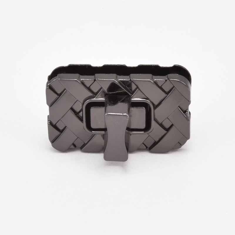 Замок для сумки поворотный, 35х20 мм, Черный (BAG-062348)