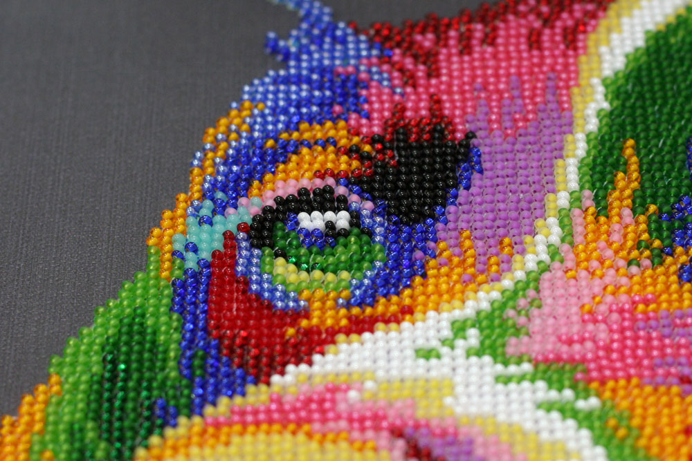 Набор для вышивания бисером на холсте Абрис Арт, Преданный друг, 30х30 см (SXM-024890)